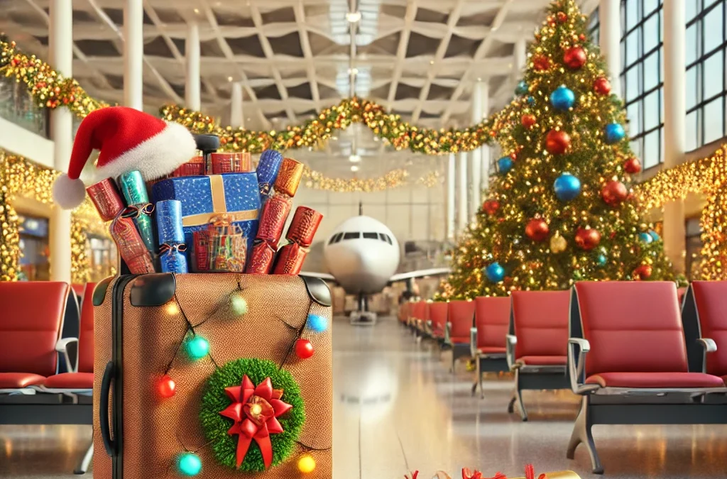 Flying with Christmas Crackers from Gatwick Airport